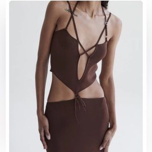 Aya Muse Brown Reis Dress